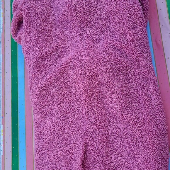 Double-breasted teddy sherpa topcoat - Picture 10 of 12